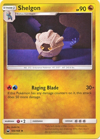 Shelgon - 105/168 - Uncommon