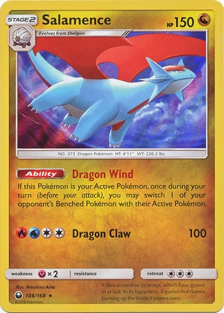 Salamence - 106/168 - Holo Rare