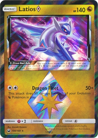 Latios Prism Star - 108/168 - Holo Rare