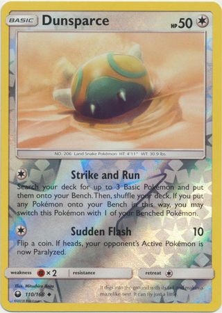 Dunsparce - 110/168 - Uncommon Reverse Holo