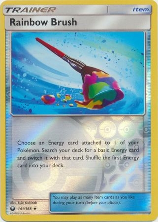 Rainbow Brush - 141/168 - Uncommon Reverse Holo