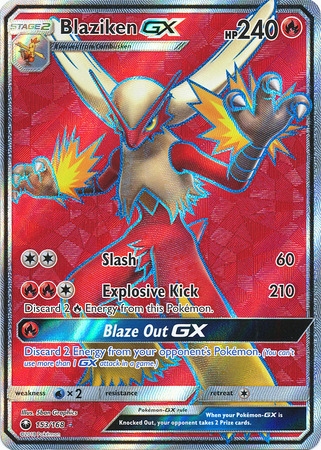 Blaziken GX - 153/168 - Full Art Ultra Rare