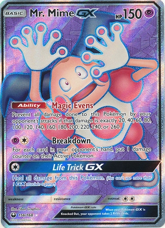 Mr. Mime GX - 156/168 - Full Art Ultra Rare