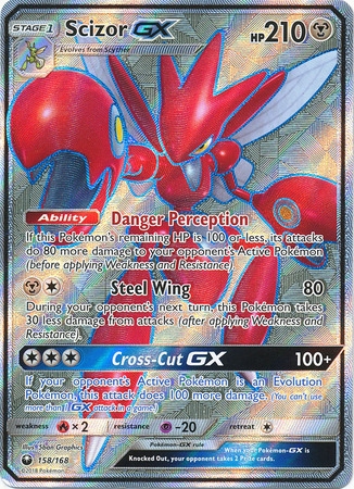 Scizor GX - 158/168 - Full Art Ultra Rare