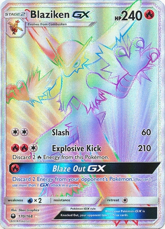 Blaziken GX - 170/168 - Hyper Rare