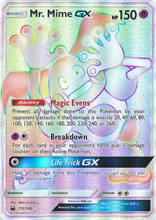 Mr. Mime GX - 173/168 - Hyper Rare