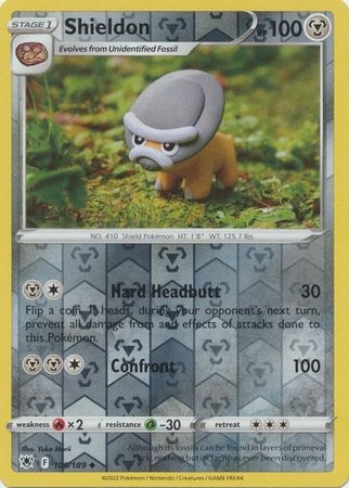 Shieldon - 109/189 - Uncommon Reverse Holo