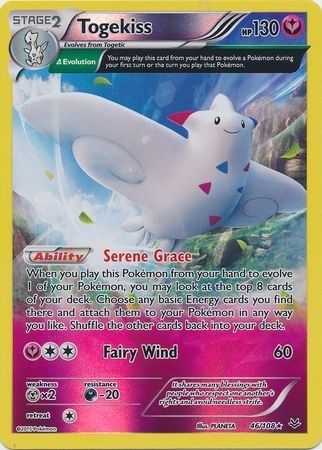 Togekiss - 46/108 - Holo Rare Reverse Holo