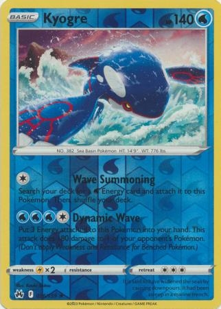 Kyogre - 036/159 - Holo Rare Reverse Holo