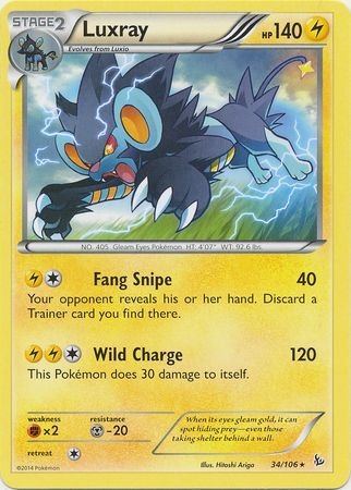 Luxray - 34/106 - Rare