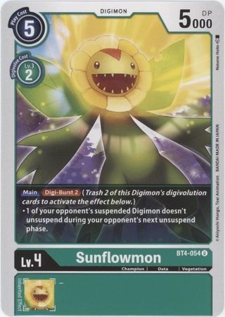 Sunflowmon - BT4-054 - Uncommon