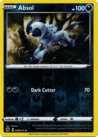 Absol - 038/073 - Uncommon Reverse Holo