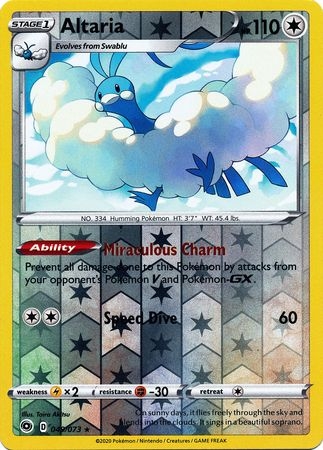 Altaria - 049/073 - Holo Rare Reverse Holo