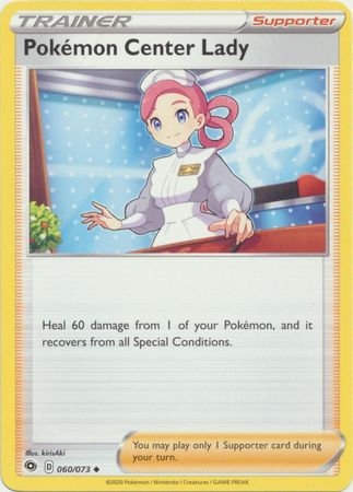 Pokemon Center Lady - 060/073 - Uncommon