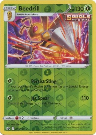 Beedrill - 3/198 - Holo Rare Reverse Holo