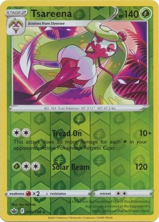 Tsareena - 15/198 - Rare Reverse Holo