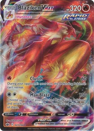 Blaziken VMAX - 21/198 - Ultra Rare