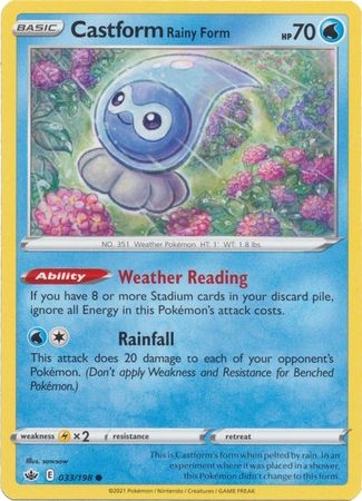 Castform Rainy Form - 33/198 - Common