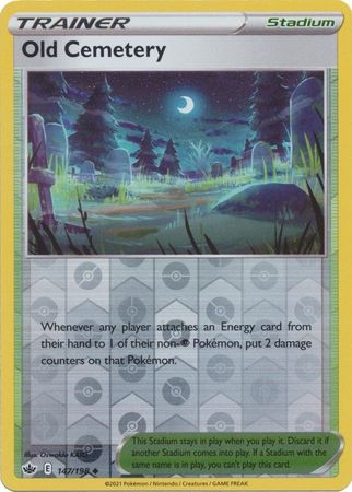 Old Cemetery - 147/198 - Uncommon Reverse Holo