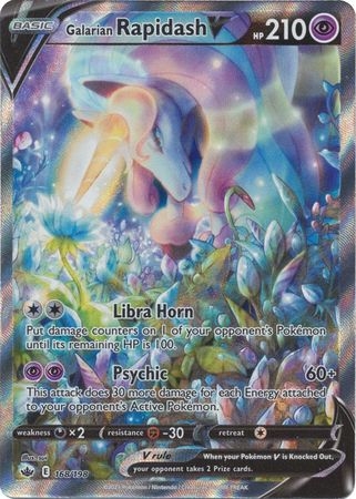 Galarian Rapidash V - 168/198 - Alternate Art Ultra Rare