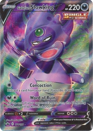 Galarian Slowking V - 178/198 - Full Art Ultra Rare