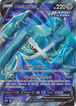 Metagross V - 181/198 - Full Art Ultra Rare