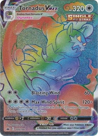 Tornadus VMAX - 209/198 - Hyper Rare