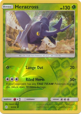 Heracross - 9/236 - Uncommon Reverse Holo