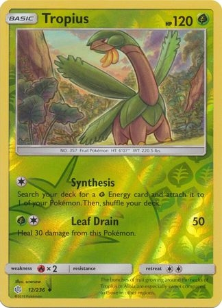 Tropius - 12/236 - Uncommon Reverse Holo