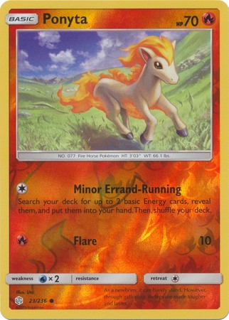 Ponyta - 23/236 - Common Reverse Holo