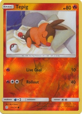 Tepig - 31/236 - Common Reverse Holo