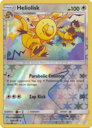 Heliolisk - 180/236 - Rare Reverse Holo