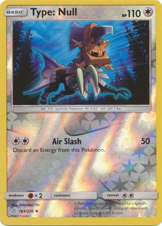 Type: Null - 183/236 - Uncommon Reverse Holo