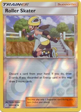 Roller Skater - 203/236 - Uncommon Reverse Holo