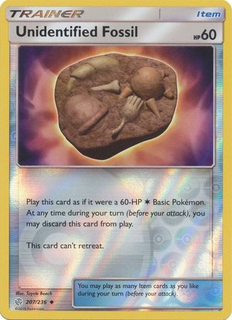 Unidentified Fossil - 207/236 - Uncommon Reverse Holo