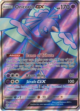 Oricorio GX - 217/236 - Full Art Ultra Rare