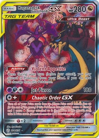 Naganadel & Guzzlord GX - 224/236 - Alternate Art Ultra Rare