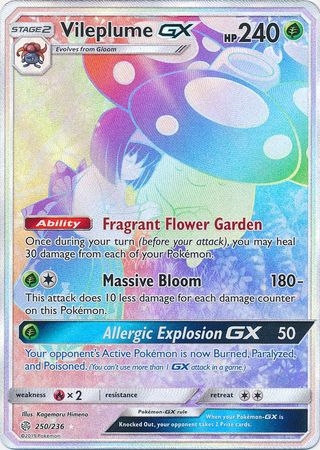 Vileplume GX - 250/236 - Hyper Rare