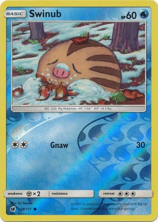 Swinub - 19/111 - Common Reverse Holo