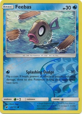 Feebas - 26/111 - Common Reverse Holo