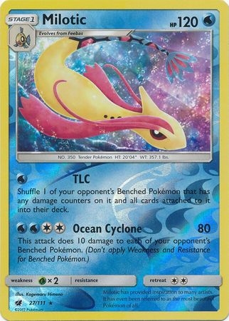 Milotic - 27/111 - Holo Rare Reverse Holo