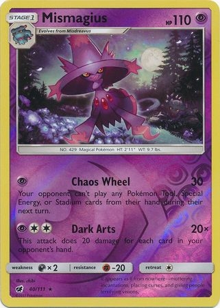 Mismagius - 40/111 - Rare Reverse Holo