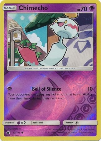 Chimecho - 43/111 - Common Reverse Holo