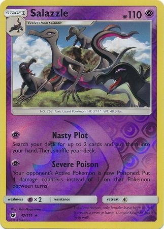 Salazzle - 47/111 - Holo Rare Reverse Holo