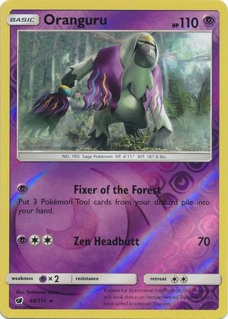 Oranguru - 48/111 - Rare Reverse Holo