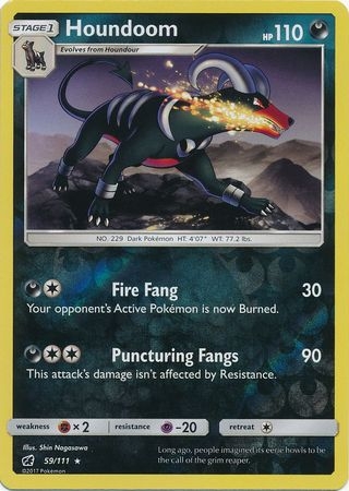 Houndoom - 59/111 - Rare Reverse Holo