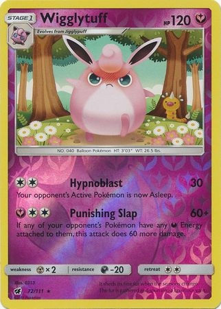 Wigglytuff - 72/111 - Rare Reverse Holo