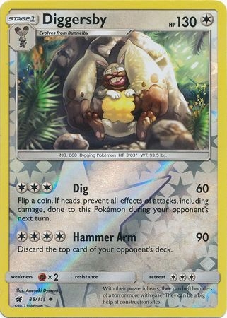 Diggersby - 88/111 - Uncommon Reverse Holo