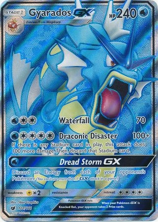 Gyarados GX - 101/111 - Full Art Ultra Rare