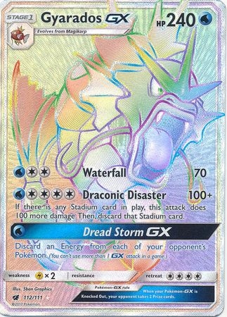 Gyarados GX - 112/111 - Hyper Rare